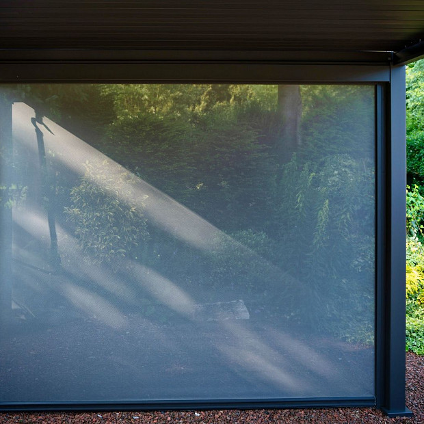 Shuttershade Pull Down Screen - 360cm Charcoal RAL 7015