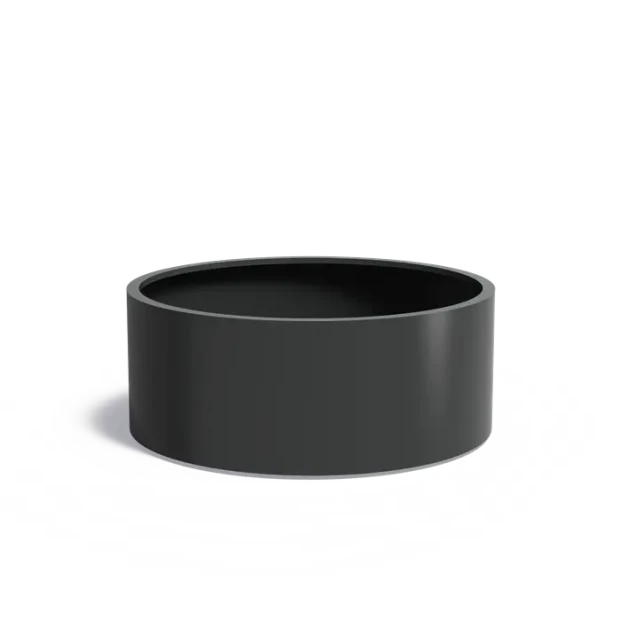 Plantenbak Circum met bodem aluminium Ø150x60 cm