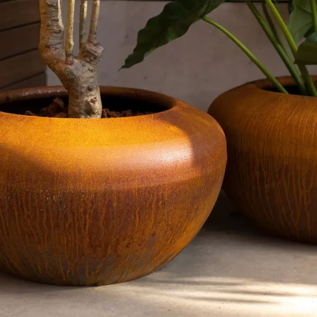 Plantenbak Onyx cortenstaal 78x43 cm