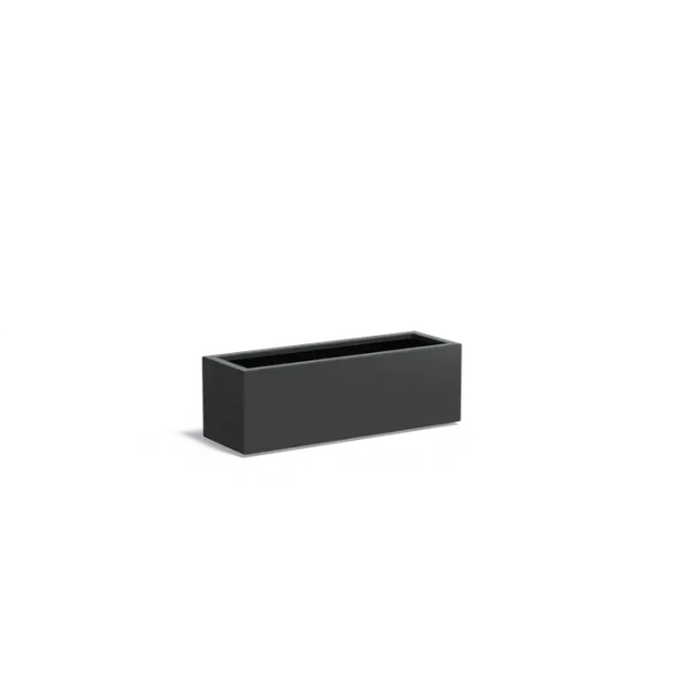 Plantenbak Carrez met bodem aluminium 120x40x40 cm