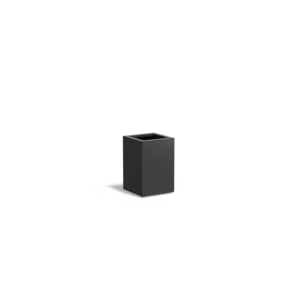 Plantenbak Carrez met bodem aluminium 40x40x60 cm