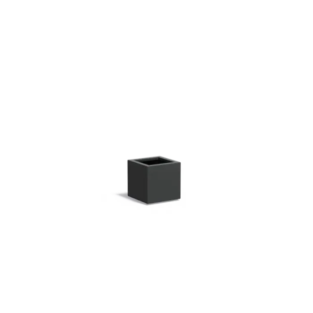 Plantenbak Carrez met bodem aluminium 40x40x40 cm