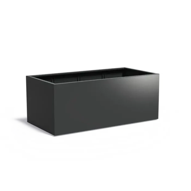 Plantenbak Carrez met bodem aluminium 200x100x80 cm