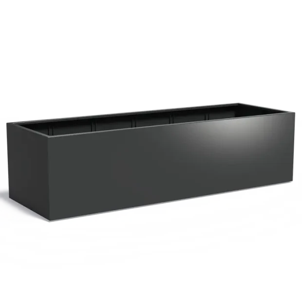 Plantenbak Carrez met bodem aluminium 300x100x80 cm