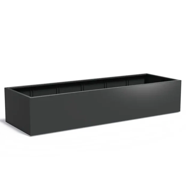 Plantenbak Carrez met bodem aluminium 300x100x60 cm