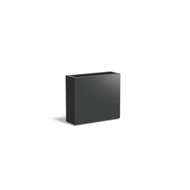 Plantenbak Carrez met bodem aluminium 90x30x80 cm