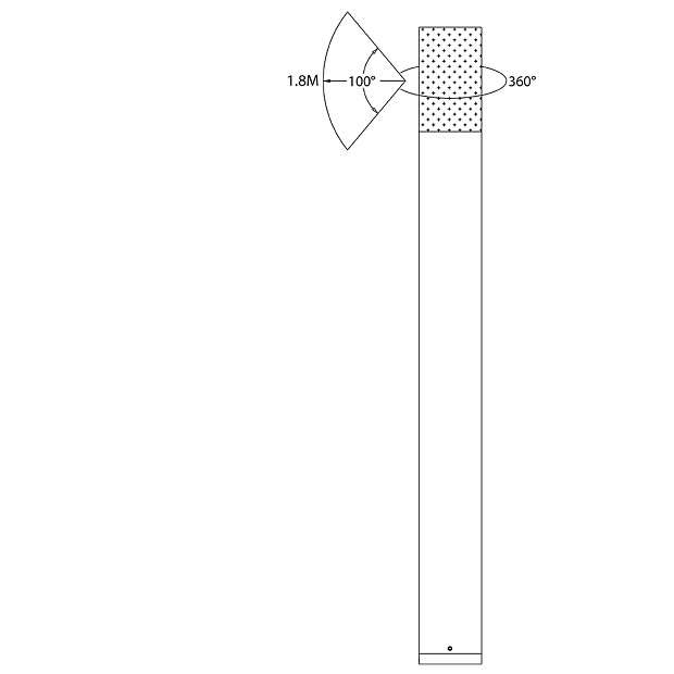 Outdoorpro+ Staande Lamp Lapas Blanco Groot