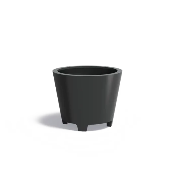 Plantenbak Conic met poten aluminium Ø100x80 cm