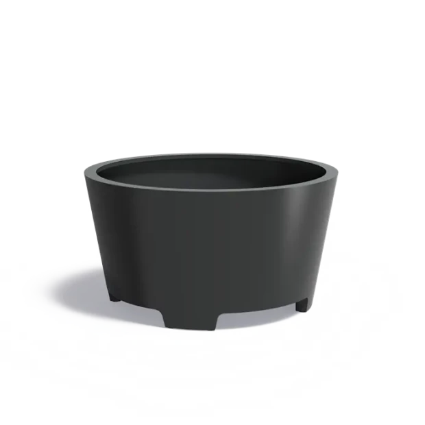 Plantenbak Conic met poten aluminium Ø150x80 cm