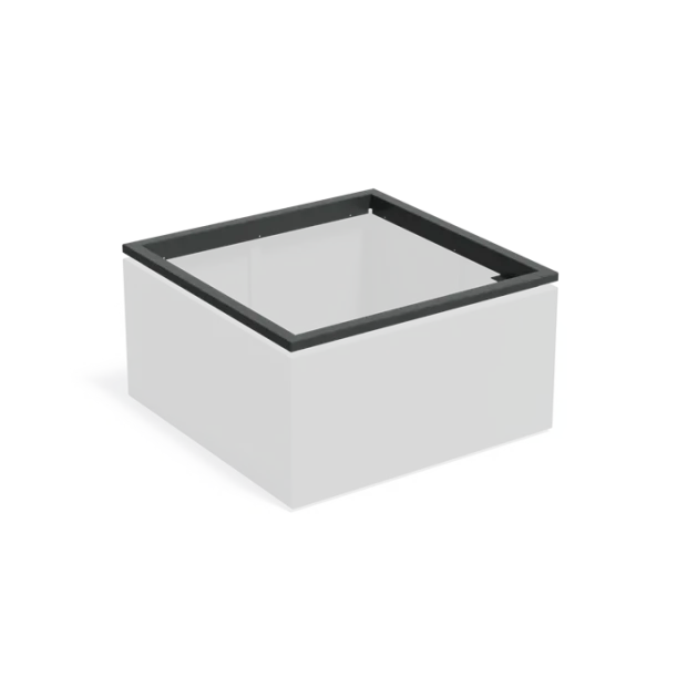 Carrez in-lite Ready aluminium opzetrand voor verlichting 120x120x9,1 cm