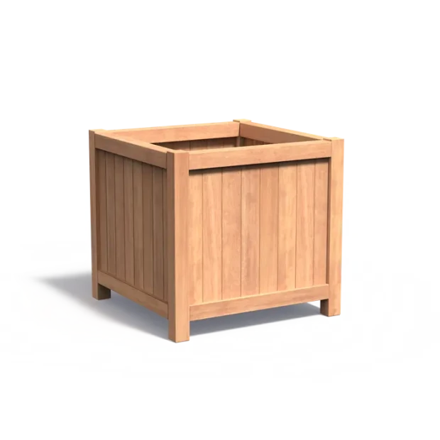 Plantenbak Valencia hardhout 100x100x95 cm