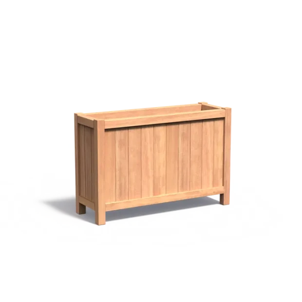Plantenbak Valencia hardhout 120x40x80 cm