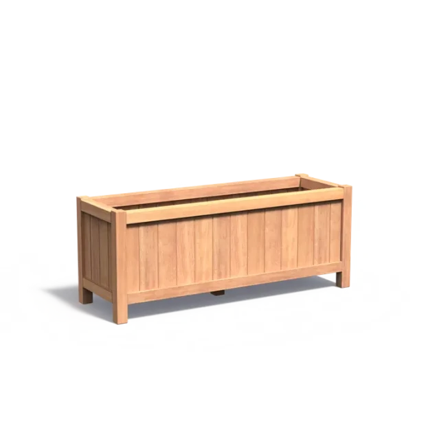 Plantenbak Valencia hardhout 150x50x60 cm