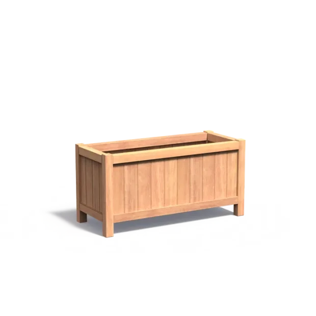 Plantenbak Valencia hardhout 120x50x60 cm