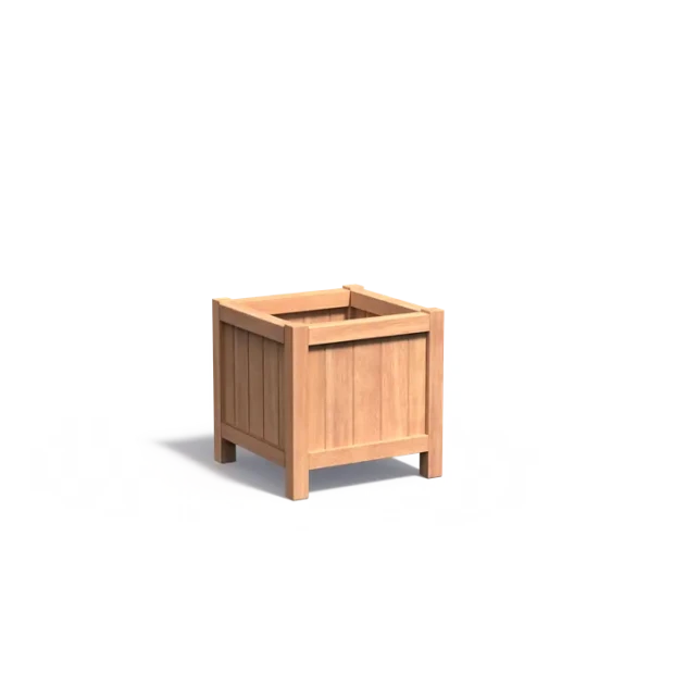 Plantenbak Valencia hardhout 80x80x80 cm