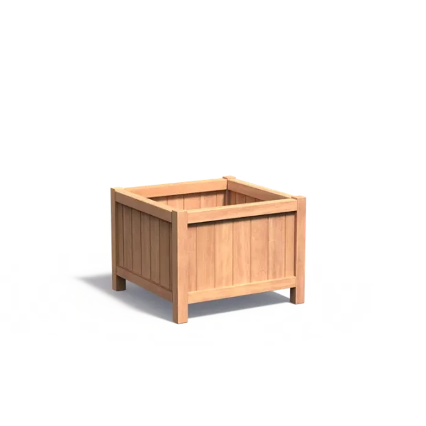 Plantenbak Valencia hardhout 80x80x60 cm