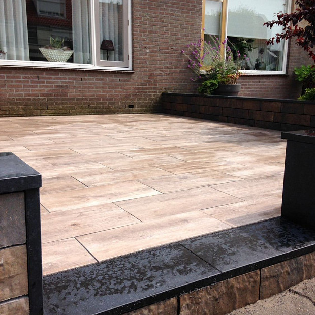 Restpartij (177m2) Edam: GeoCeramica® Timber 30x60x4 cm Tortera