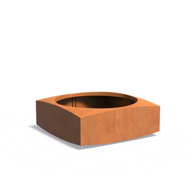 Plantenbak Nooa cortenstaal 120x120x45 cm