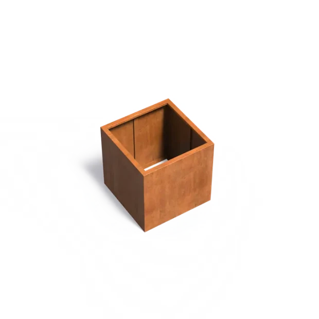 Plantenbak Carrez zonder bodem cortenstaal 80x80x80 cm