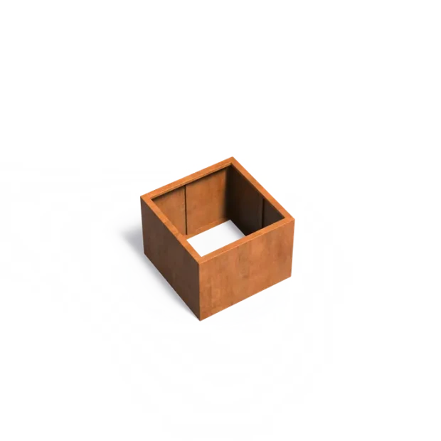 Plantenbak Carrez zonder bodem cortenstaal 80x80x60 cm