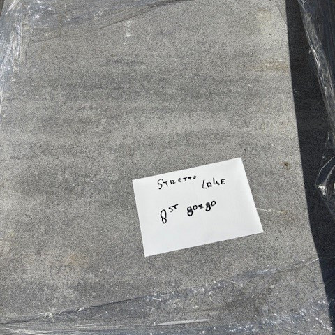 Restpartij Schagen: 8 stuks GeoStretto plus 80x80x6cm Lakeland Grey