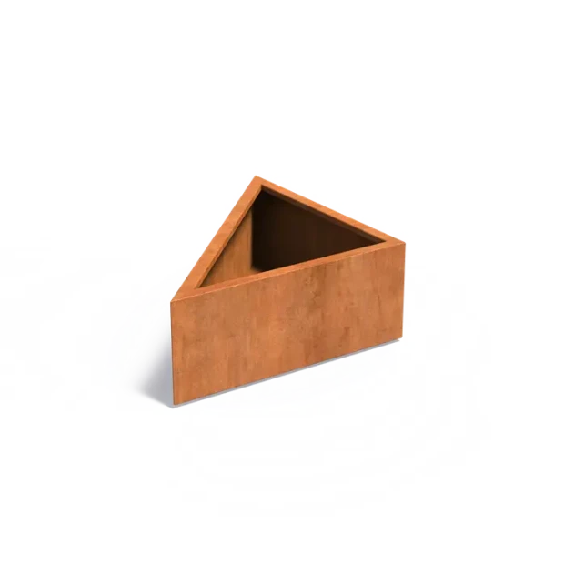 Plantenbak Triangle cortenstaal 100x100x40 cm