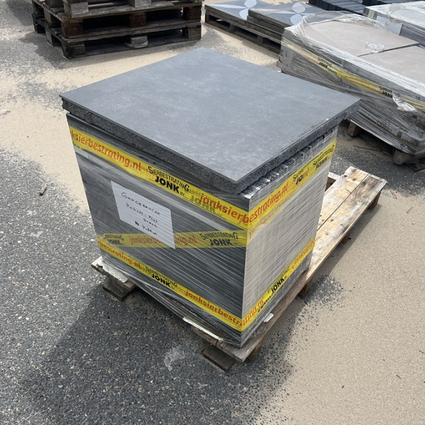 Restpartij Zwanenburg: ca. 4m2 GeoCeramica Starter 60x60x4 cm Patch-Plus Black