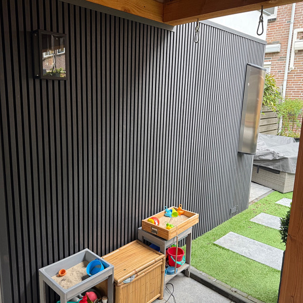 NeoFacade Wandbekleding en Gevelbekleding Rhombus Profiel 2,6x21,7x230 cm Smoke