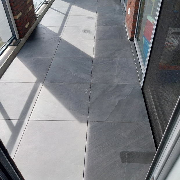 CeraLuxe 60x60x3 cm Black Abyss