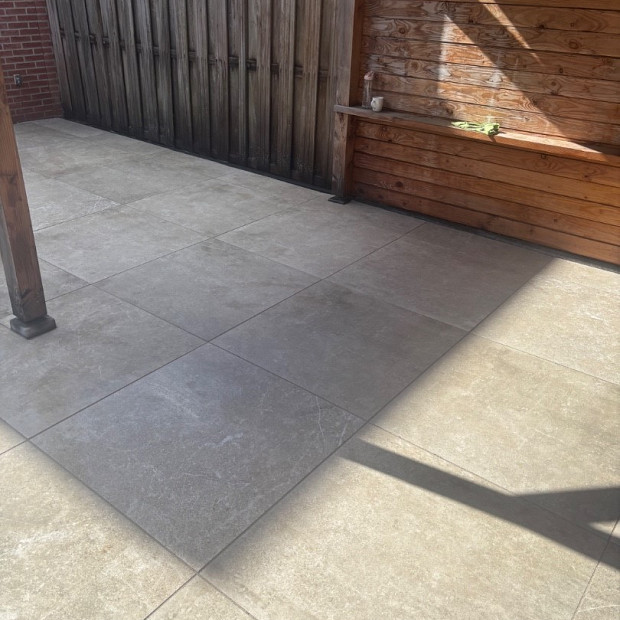Actietegel Keramiek op Beton 90x90x4 cm Marble Design Gold