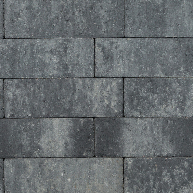 Longstone Opritsteen 10,5x31,5x7 cm Grijs/Zwart gemeleerd