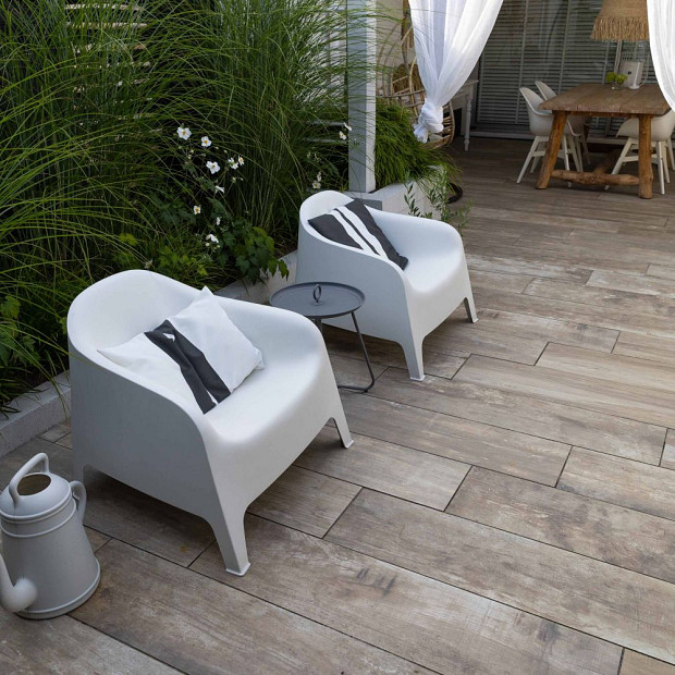 Outletpartij Zwanenburg: 99,36 m2 GeoCeramica® 120x30x4 Ibiza Wood Beige