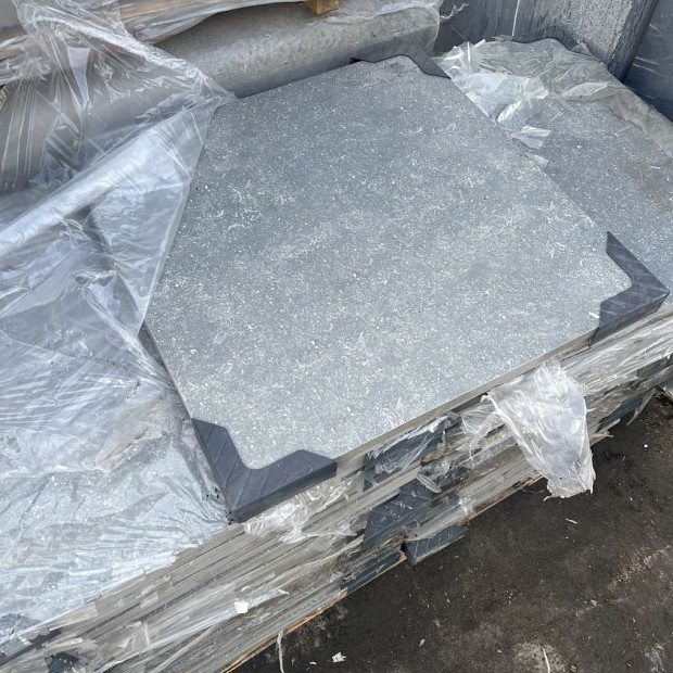 Restpartij Edam: 19,5 m2 Naturals Belgica Gothic Blue 60x60x2 cm