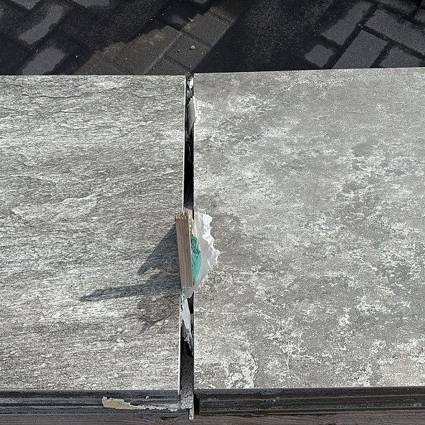 Outlet DUMP Partij Almere (8.63m2) : Actietegel Keramiek op Beton Casa Natura 60x60x4 cm Vesuvio