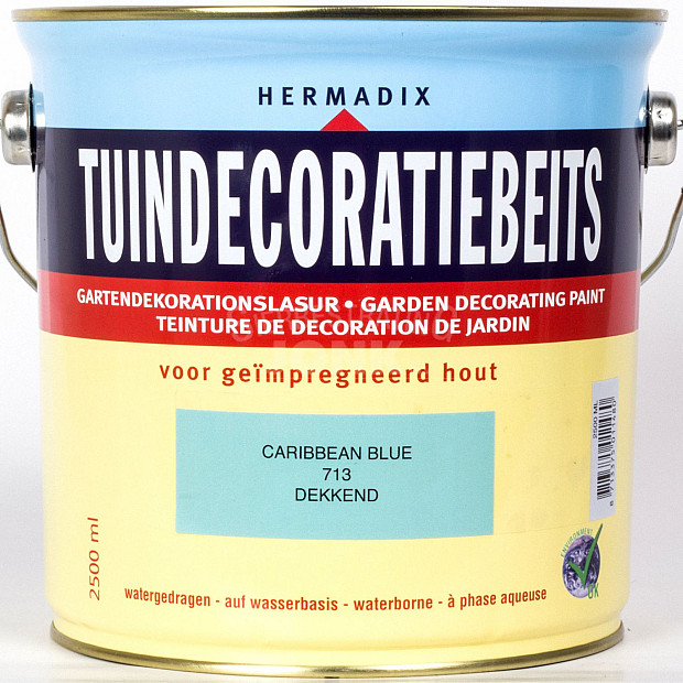 Tuindecoratiebeits 713 Caribbean Blue - 2500 ml