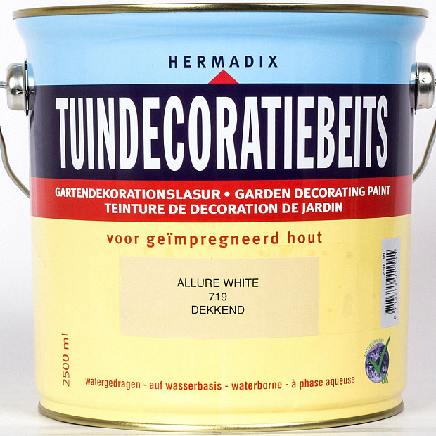 Tuindecoratiebeits 719 Allure White - 2500 ml