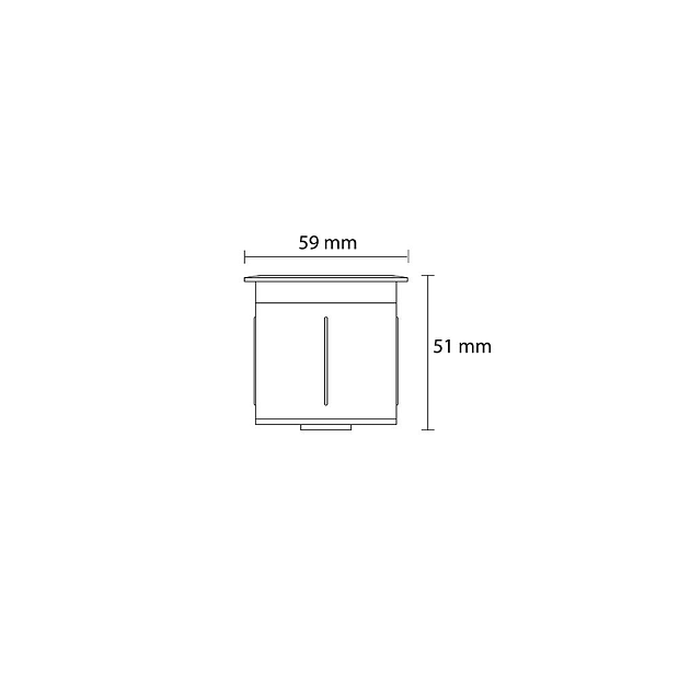 Outdoorpro+ Grondspot Cepos Ring Zwart