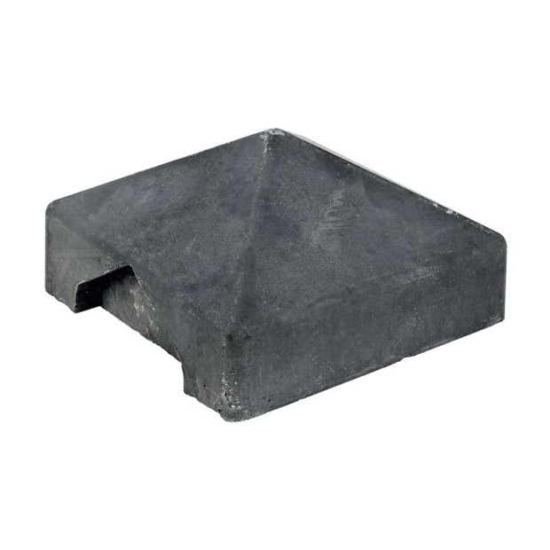 Beton Afdekpet Antraciet 14x14x5 cm Tussenmodel met diamantkop