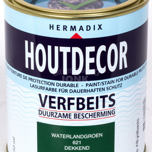 Houtdecor verfbeits 621 Waterland Groen - 750 ml