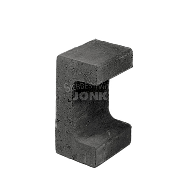 Mini U-element/Bordersteen 30x15x20 cm Grijs