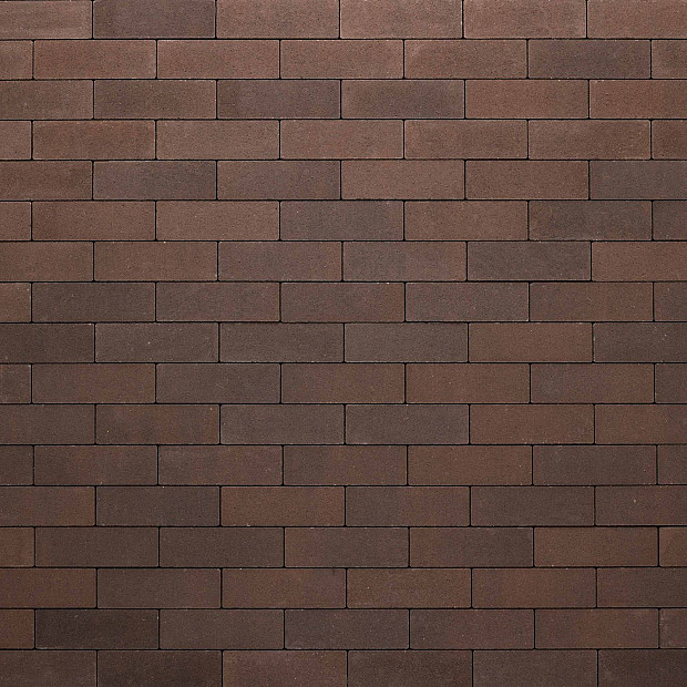 Restpartij Edam: 29,64 m2 Natura Stone Strak 7x21x6 cm London Antra/Brown