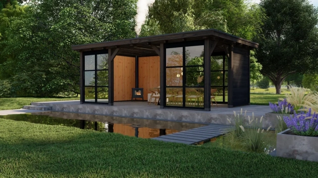 3634 buitenverblijf brussel dakmaat 6935x4319mm staandermaat 6395x3770mm  rechterzijde