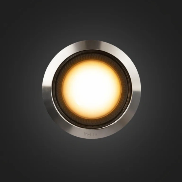 DOT grondspot Ø60 mm (met ring Ø68 cm) Stainless Steel