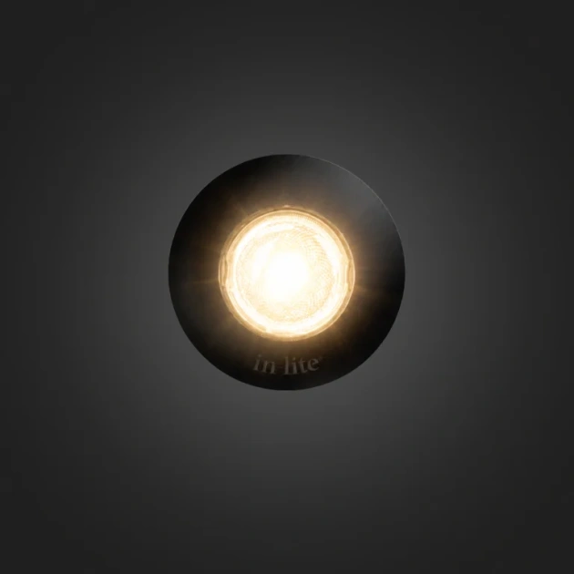 FLUX 22 grondspot (met ring Ø28 mm) Black