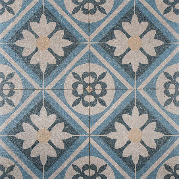 Outletpartij Edam: Designo Mosaic 60x60x3 cm Blue