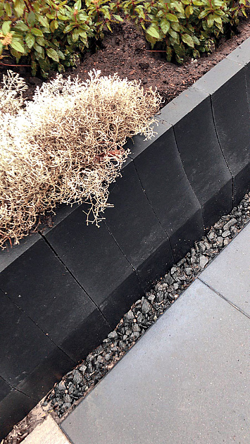 Restpartij Almere: Ca. 85  stuks Linia Excellence Wave 60x15x15 cm Nero