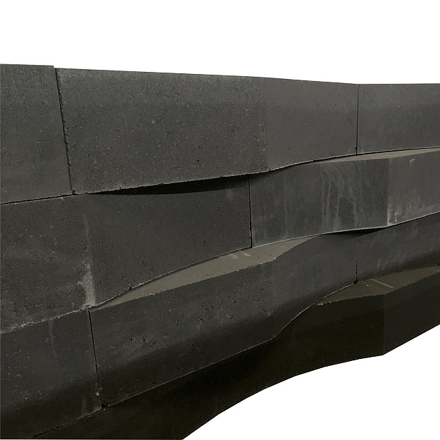 Restpartij Almere: Ca. 85  stuks Linia Excellence Wave 60x15x15 cm Nero