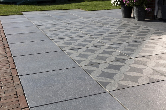 Restpartij Almere: ca. 23 m2 GeoProArte® Stones 60x60x4 Belgian Blue Light