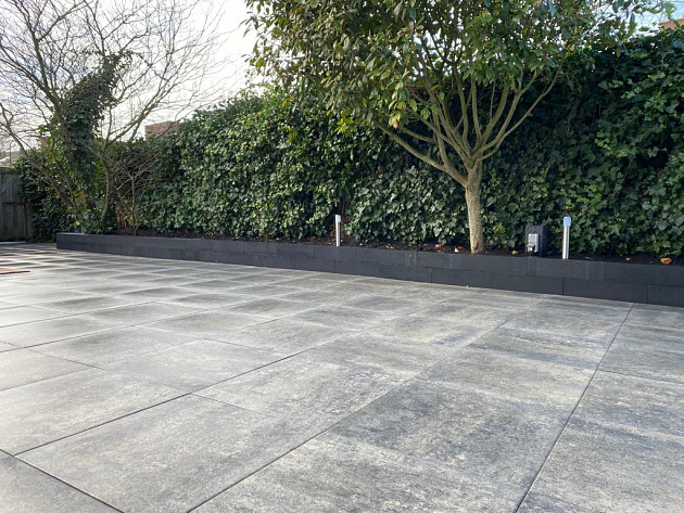 Restpartij Almere: Ca. 35,6 m2 Budget Terrastegel 60x60x4 cm Grigio