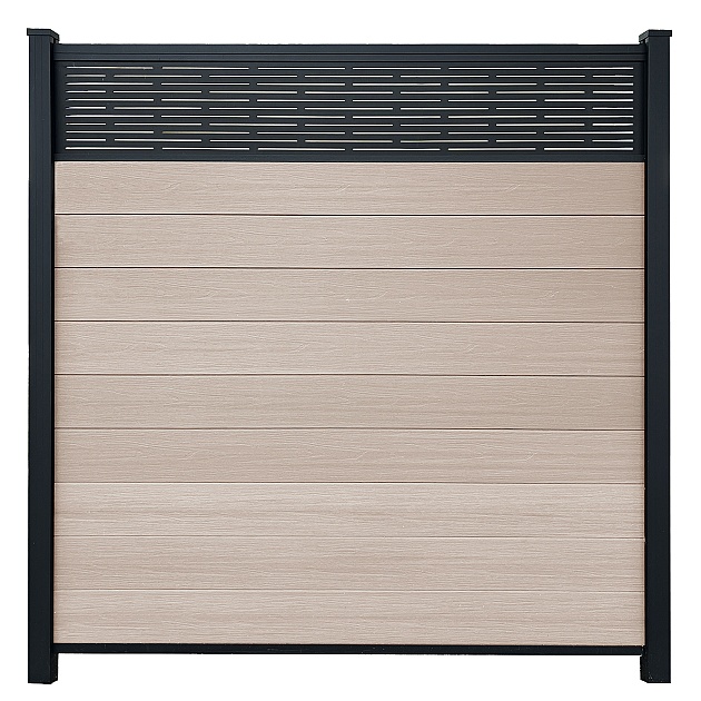 NeoFence met Trellis 180x180 cm Beachwood